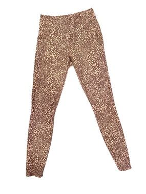 Fabletics Brown and Cream Speckled Women's PureLuxe Leggings
